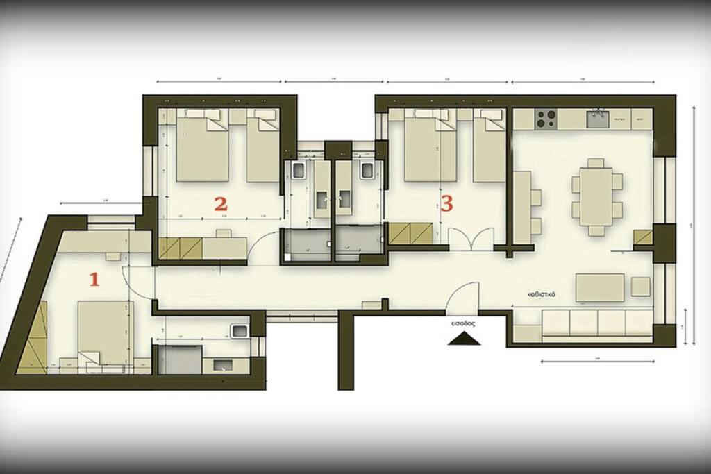 Athens Center Modern Apt In Art Nouveau Building Ngoại thất bức ảnh